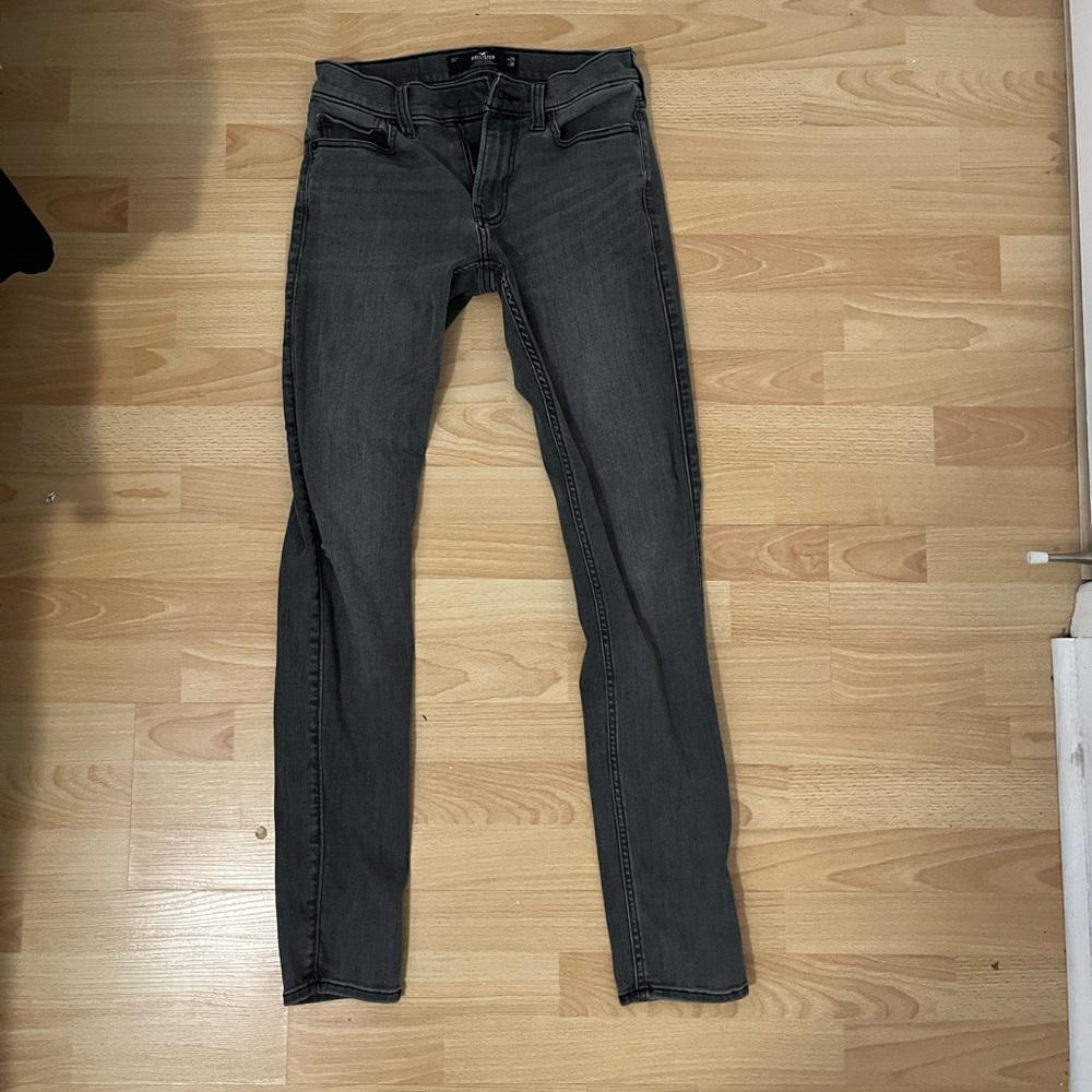 Hollister Dark Gray Skinny Jeans